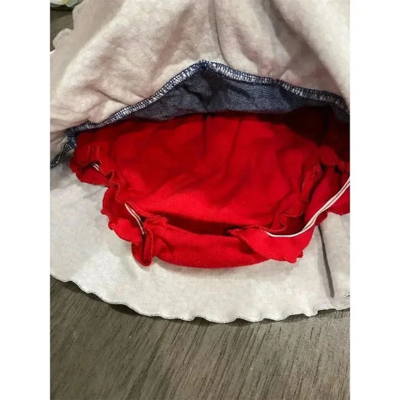 Disney Baby Girls Denim Ruffle Skirt Multicolor 6-9m baby - Picture 3 of 3